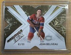 Jean Beliveau [Gold] #RFX-5 Hockey Cards 2022 SPx Radiance FX Prices