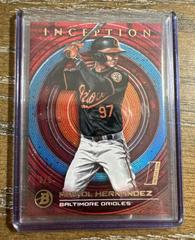 Maikol Hernandez [Red] #67 Baseball Cards 2022 Bowman Inception Prices