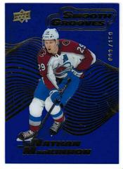 Nathan MacKinnon [Sapphire] #SG12 Hockey Cards 2022 Upper Deck Smooth Grooves Prices