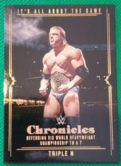 Triple H #HHH-34 Wrestling Cards 2022 Panini Chronicles WWE It's All About the Game Prices