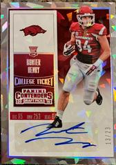 Hunter Henry [Red Jersey Autograph Cracked Ice] #113 Football Cards 2016 Panini Contenders Draft Picks Prices