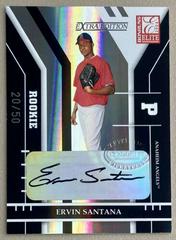 Ervin Santana [Turn Cent. Auto.] #235 Baseball Cards 2004 Donruss Elite Extra Edition Prices