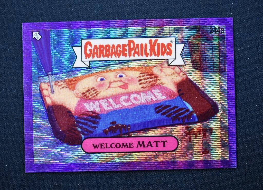 Welcome MATT [Purple Wave] #244a 2023 Garbage Pail Kids Chrome