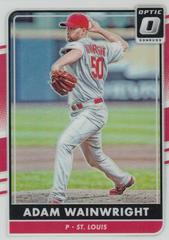 Adam Wainwright [Holo] #102 Baseball Cards 2016 Panini Donruss Optic Prices