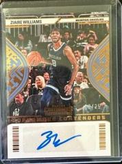 Ziaire Williams [Bronze] #SC-ZWL Basketball Cards 2022 Panini Contenders Sophomore Autographs Prices