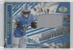 D'Andre Swift [Gold] #HS-DS Football Cards 2022 Panini Illusions Highlight Swatches Prices