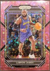 LeBron James [Fast Break Pink] #134 Basketball Cards 2022 Panini Prizm Prices