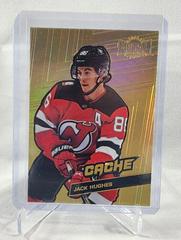 Jack Hughes [Gold] Hockey Cards 2022 Skybox Metal Universe Cache Prices
