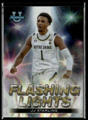 JJ Starling [Lava] #FL-20 Basketball Cards 2022 Bowman University Best Flashing Lights Prices