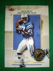Reggie Wayne [Prominence 75] #111 Football Cards 2001 Fleer Authority Prices