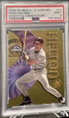 Todd Helton [Essential Cred. Future] Baseball Cards 1999 Skybox EX Century Prices