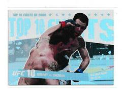 Nate Quarry vs Tim Credeur Ufc Cards 2010 Topps UFC Main Event Top 10 Fights of 2009 Prices
