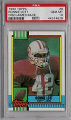 Ronnie Lott [Disclaimer Back] Football Cards 1990 Topps Prices