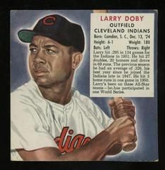 Larry Doby [Hand Cut Without Tab] Baseball Cards 1952 Red Man Tobacco Prices