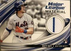 Brett Baty #MLM-BBA Baseball Cards 2023 Topps Series 2 Major League Material Relics Prices