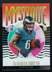 DeVonta Smith [Red] #MY-5 Football Cards 2021 Panini Illusions Mystique Prices
