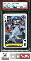Ryne Sandberg [Queen of Spades] Baseball Cards 1991 U.S. Playing Card All Stars Prices