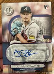 AJ Smith-Shawver [Purple] #TA-AJS Baseball Cards 2024 Topps Tribute Autograph Prices