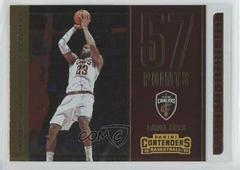 LeBron James #33 Basketball Cards 2018 Panini Contenders Playing the Numbers Game Prices