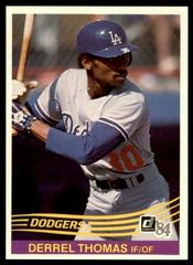 Derrel Thomas #397 Baseball Cards 1984 Donruss Prices