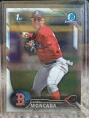 Yoan Moncada [Chrome Refractor] Baseball Cards 2016 Bowman Prospects Prices