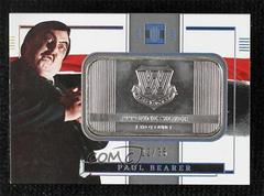 Paul Bearer Wrestling Cards 2022 Panini Impeccable WWE Legends Silver Logo Prices