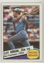 Cliff Johnson #4 Baseball Cards 1985 Topps Prices