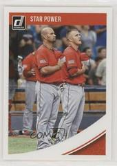 Albert Pujols, Mike Trout [Blank Back] Baseball Cards 2018 Panini Donruss Prices