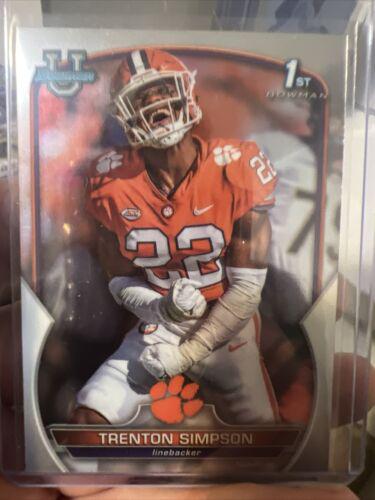 Trenton Simpson #45 Prices | 2022 Bowman Chrome University | Football Cards