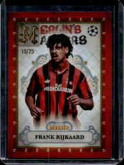 Frank Rijkaard [Orange] #MM-12 Soccer Cards 2022 Topps Merlin Chrome UEFA Club Competitions Masters Prices
