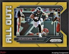 Jalen Hurts [Gold] #AO-16 Football Cards 2022 Panini Prizm All Out Prices