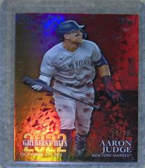 Aaron Judge [Gold] #22GH-25 Baseball Cards 2023 Topps 2022 Greatest Hits Prices