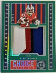 Stefon Diggs [Emerald] #CHM-14 Football Cards 2022 Panini Encased Choice Materials Prices