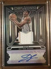 Day'Ron Sharpe [Purple] #RJI-DAY Basketball Cards 2021 Panini Obsidian Rookie Jersey Ink Autographs Prices