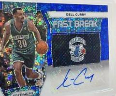 Dell Curry [Blue] #21 Basketball Cards 2023 Panini Prizm Fast Break Autograph Prices