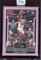 Dalen Terry [FOTL Pink] #107 Basketball Cards 2022 Panini One and One Prices
