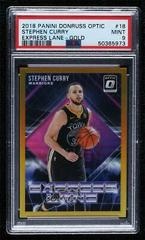 Stephen Curry [Gold] #18 Basketball Cards 2018 Panini Donruss Optic Express Lane Prices