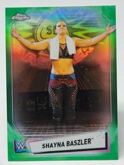 Shayna Baszler [Green Refractor] Wrestling Cards 2021 Topps Chrome WWE Image Variations Prices