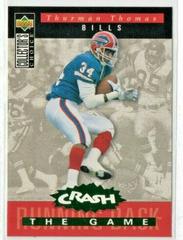 Thurman Thomas [Green] #C12 Football Cards 1994 Collector's Choice Crash the Game Prices