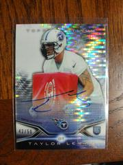 Taylor Lewan [Pulsar Refractor] Football Cards 2014 Topps Platinum Rookie Autograph Prices