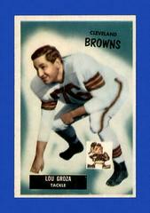 Lou Groza Football Cards 1955 Bowman Prices