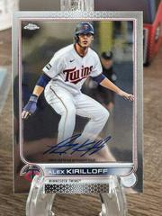 Alex Kirilloff Baseball Cards 2022 Topps Chrome Veteran Autographs Prices