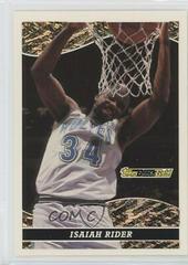 Isaiah Rider #14 Basketball Cards 1993 Topps Black Gold Prices