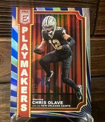 Chris Olave [Blue] #PM-13 Football Cards 2023 Panini Donruss Elite Playmakers Prices