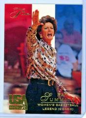 Pat Summitt - Coach #117 Basketball Cards 1994 Flair USA Prices