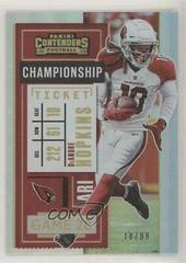 DeAndre Hopkins [Championship] #100 Football Cards 2020 Panini Contenders Prices