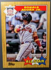 Ronald Acuna Jr. Baseball Cards 2022 Topps Oversized 1987 All Stars Prices
