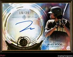 James Wood [SP Variation] #TCAV-JW Baseball Cards 2022 Bowman Transcendent Autographs Prices