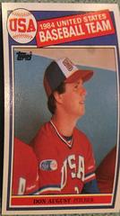 Don August [84 USA Baseball Team] #392 Baseball Cards 1985 Topps Prices