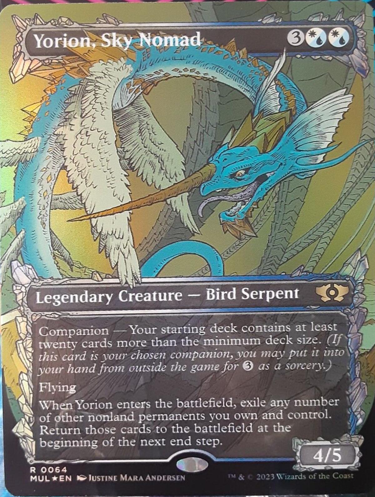 Yorion, Sky Nomad [Foil] #64 Magic Multiverse Legends